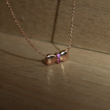 Necklace For Kids, Children's Necklaces, Girls children necklace, Gold Necklace for Kid Girl, Bow Necklace Rose Gold