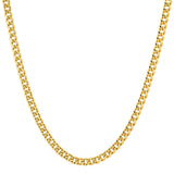 hollow link necklace, hollow cuban link chain | 14k, Cuban Link Chain For Kids, Children's Hollow Cuban Curb Chain Necklace 14K Yellow gold, Baby Cuban Link Chain 14K, Hollow Link Chain