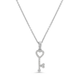 Gold Key Necklace, gold necklace, key pendant necklace, gold keychain, key pendant, Heart & Key Necklaces, key necklace gold