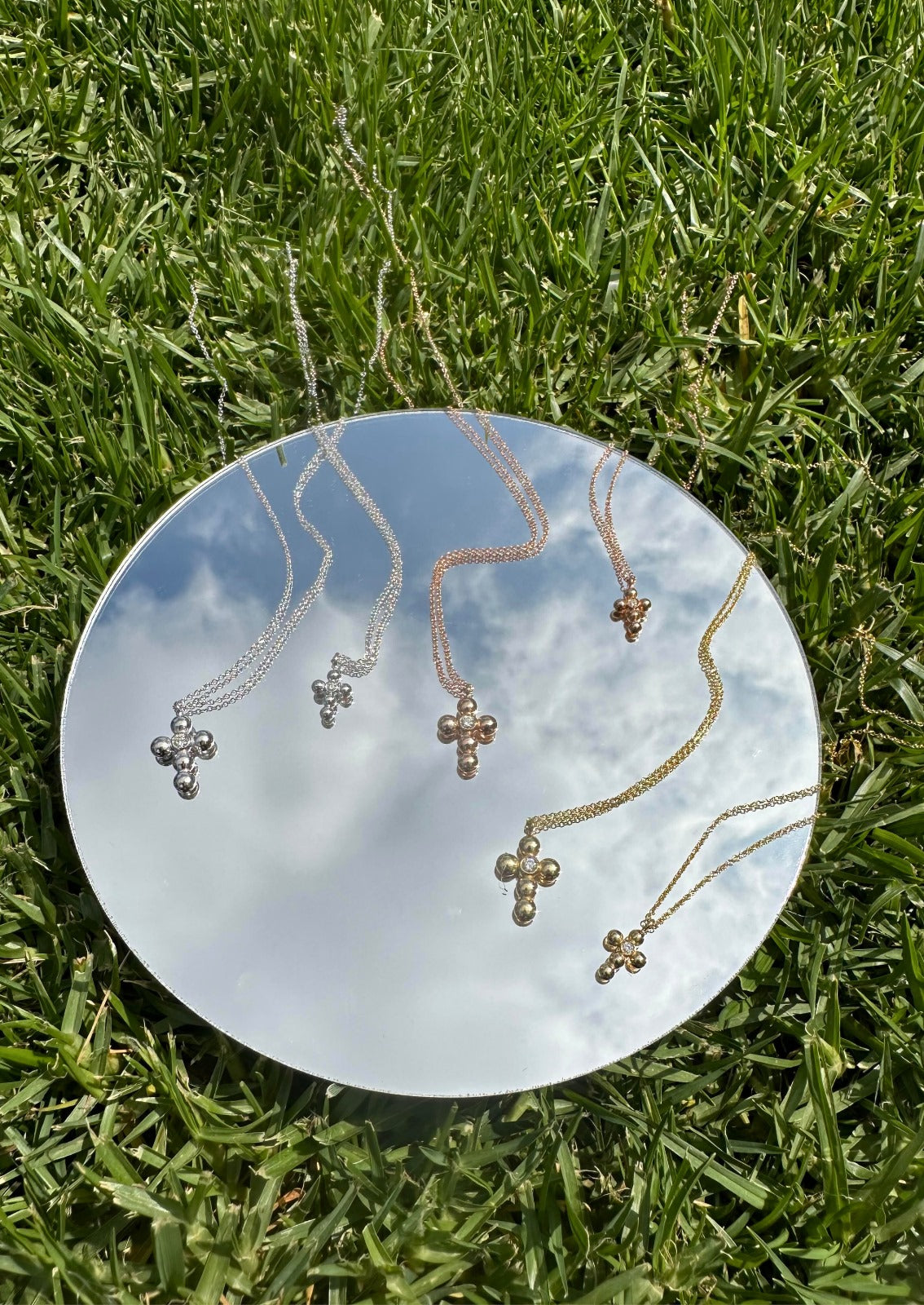 Children necklace gold, Gold Necklace for Kid Girl, Girls children necklace, Bubble Cross Necklace Big
