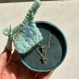 Diamond Cross Necklace Mini
