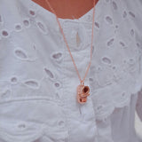 Children's necklaces, toddlers necklaces, Cute kids necklaces, Baby Shoe Necklace Rosegold