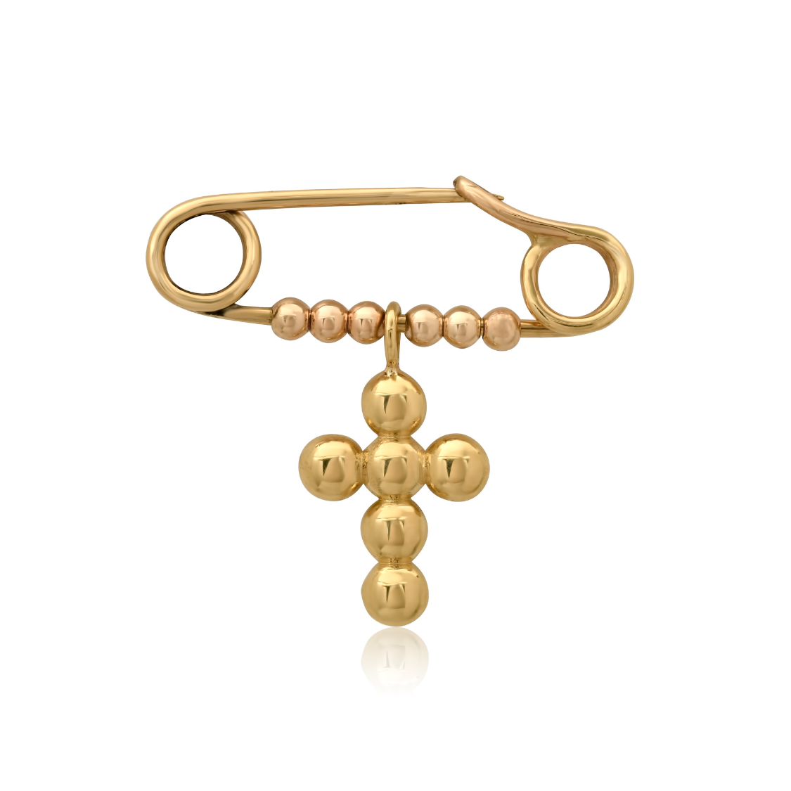 bubble cross safety pin, baby pin bubble cross safety pin, baby pin, Baby Cross Pin, Baby Cross Safety Pin, Gold baby pin brooch Cross ,Gold baby pin brooch Cross