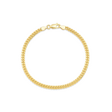 Solid Gold Link Chain Bracelet