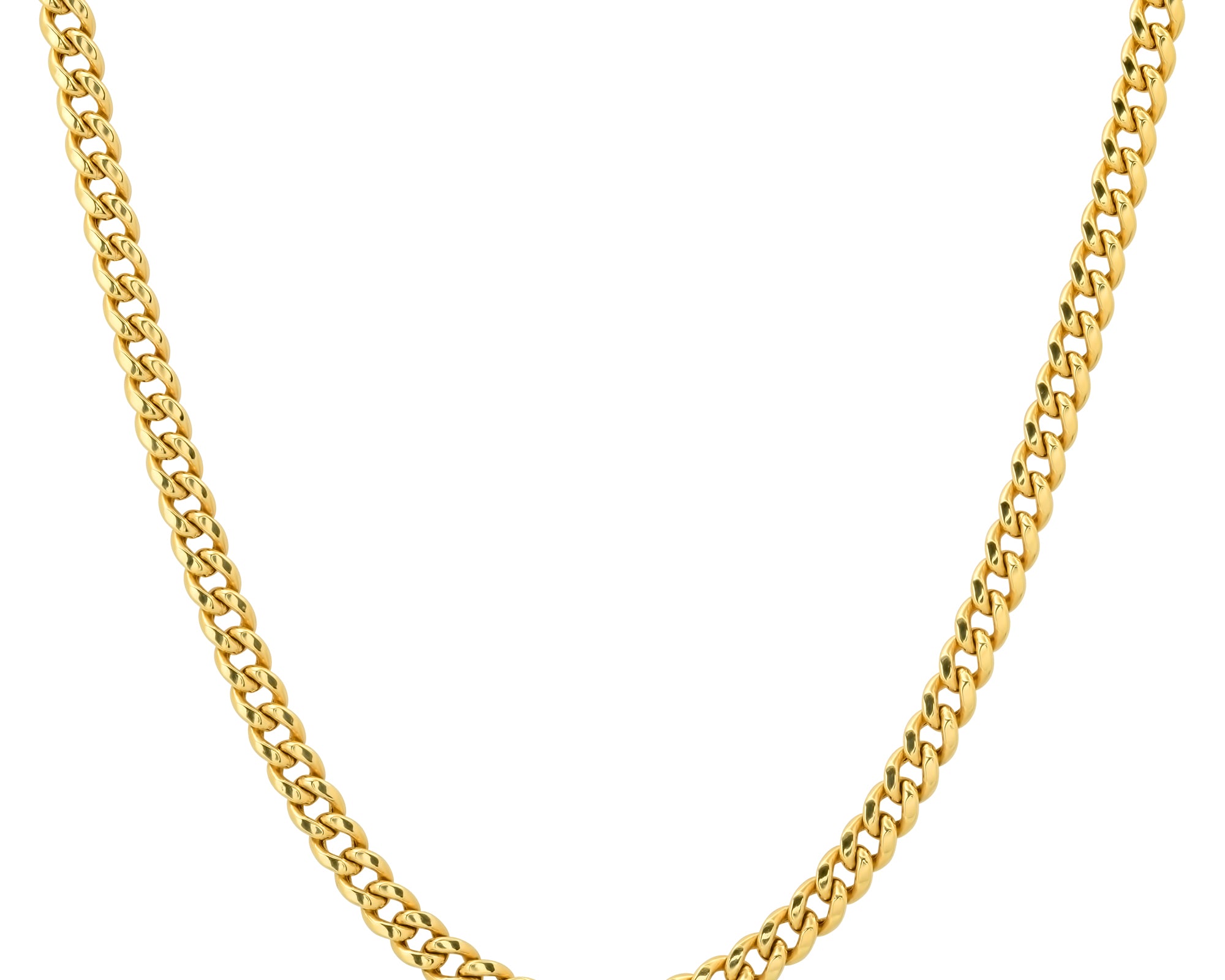 hollow link necklace, hollow cuban link chain | 14k, Cuban Link Chain For Kids, Children's Hollow Cuban Curb Chain Necklace 14K Yellow gold, Baby Cuban Link Chain 14K, Hollow Link Chain