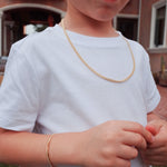 hollow link necklace, hollow cuban link chain | 14k, Cuban Link Chain For Kids, Children's Hollow Cuban Curb Chain Necklace 14K Yellow gold, Baby Cuban Link Chain 14K, Hollow Link Chain